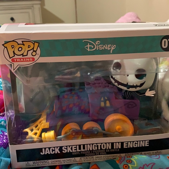 Jack skellington in Engine funko pop